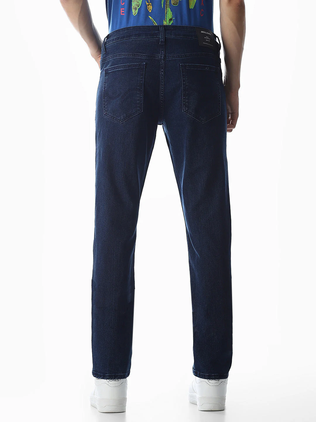 Dark Blue Low Rise Glenn Slim Fit Jeans - Image 3