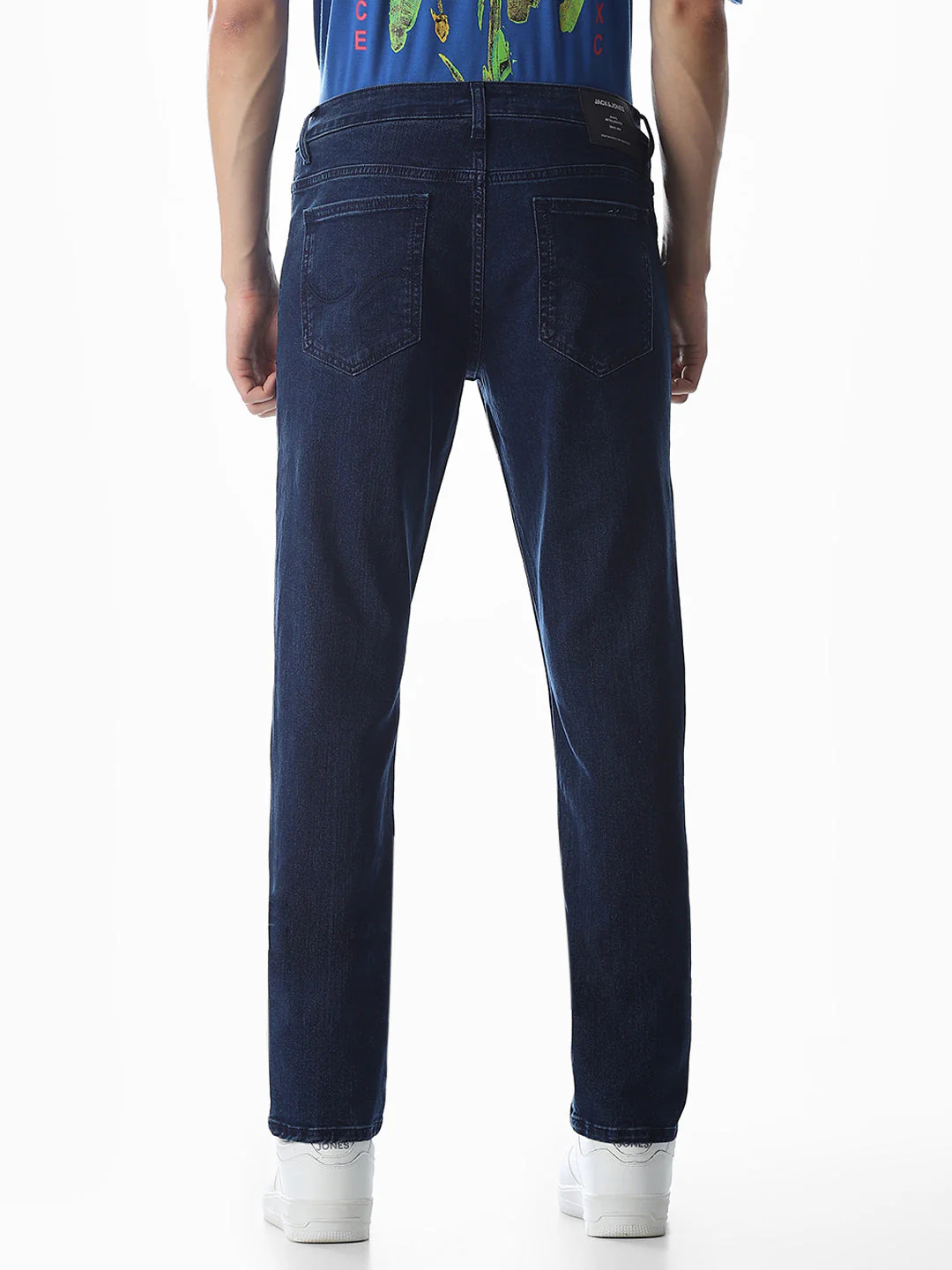 Dark Blue Low Rise Glenn Slim Fit Jeans - Image 9