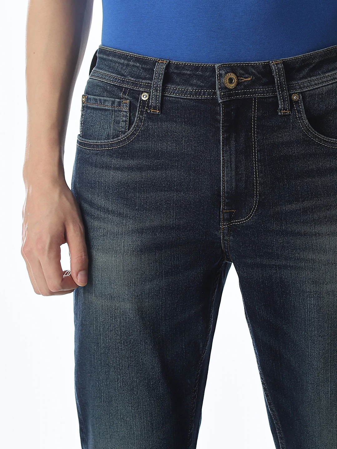 Light Wash Clark Regular Fit Jeans - Image 4