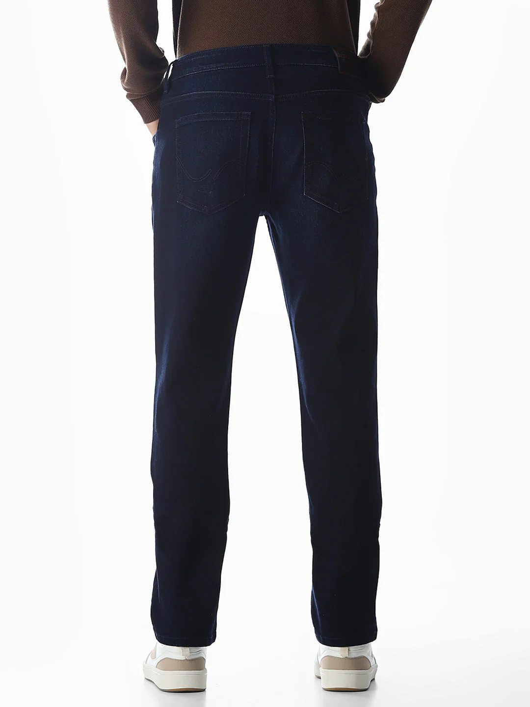 Dark Blue Low Rise Tim Anti Fit Jeans - Image 3
