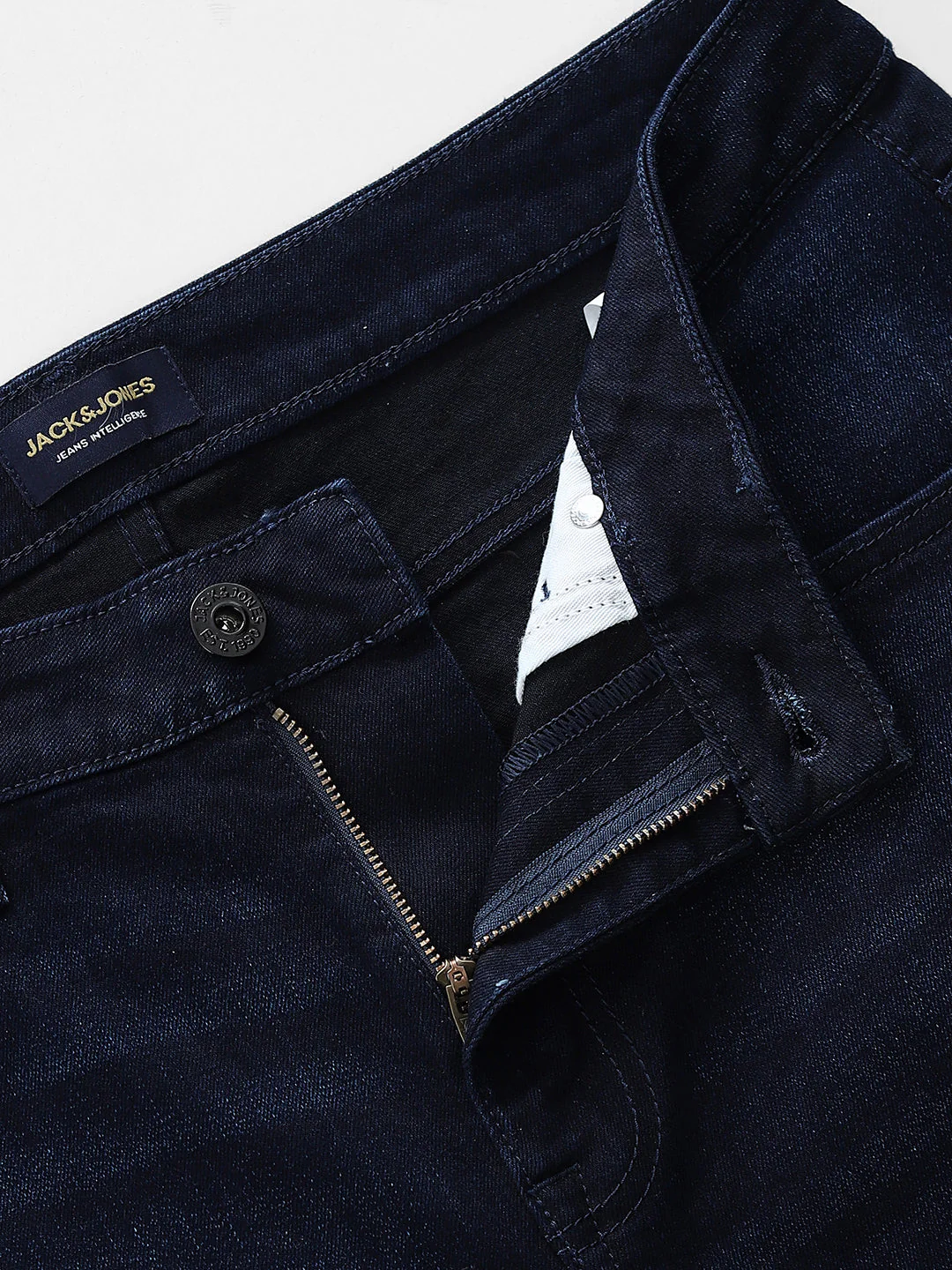 Dark Blue Low Rise Tim Anti Fit Jeans - Image 5