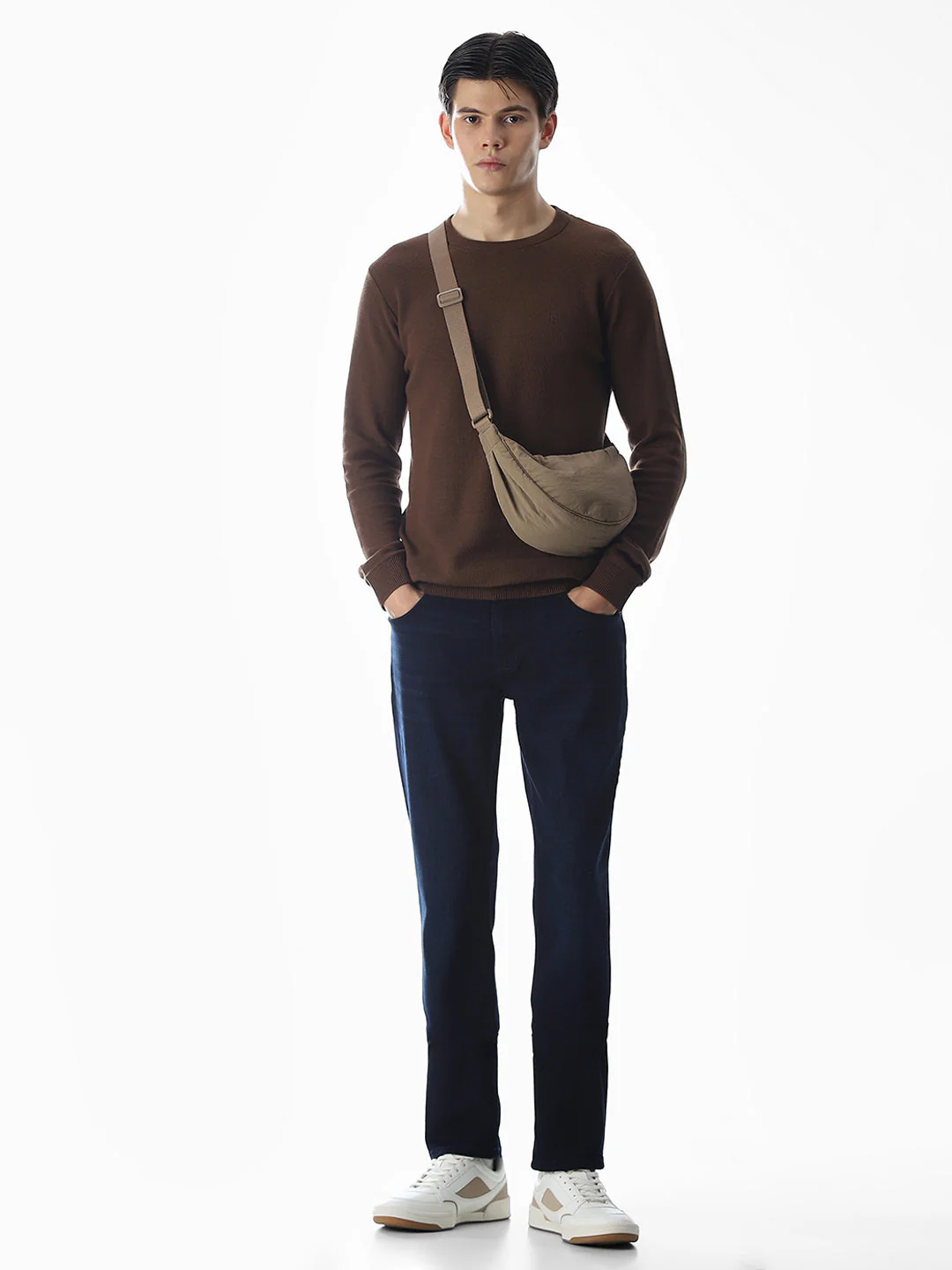 Dark Blue Low Rise Tim Anti Fit Jeans - Image 6
