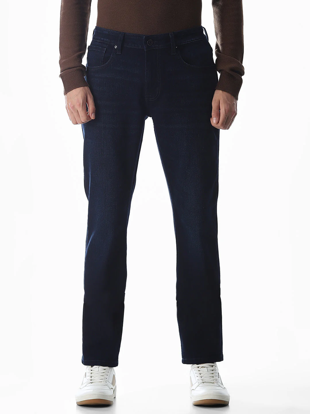 Dark Blue Low Rise Tim Anti Fit Jeans - Image 8