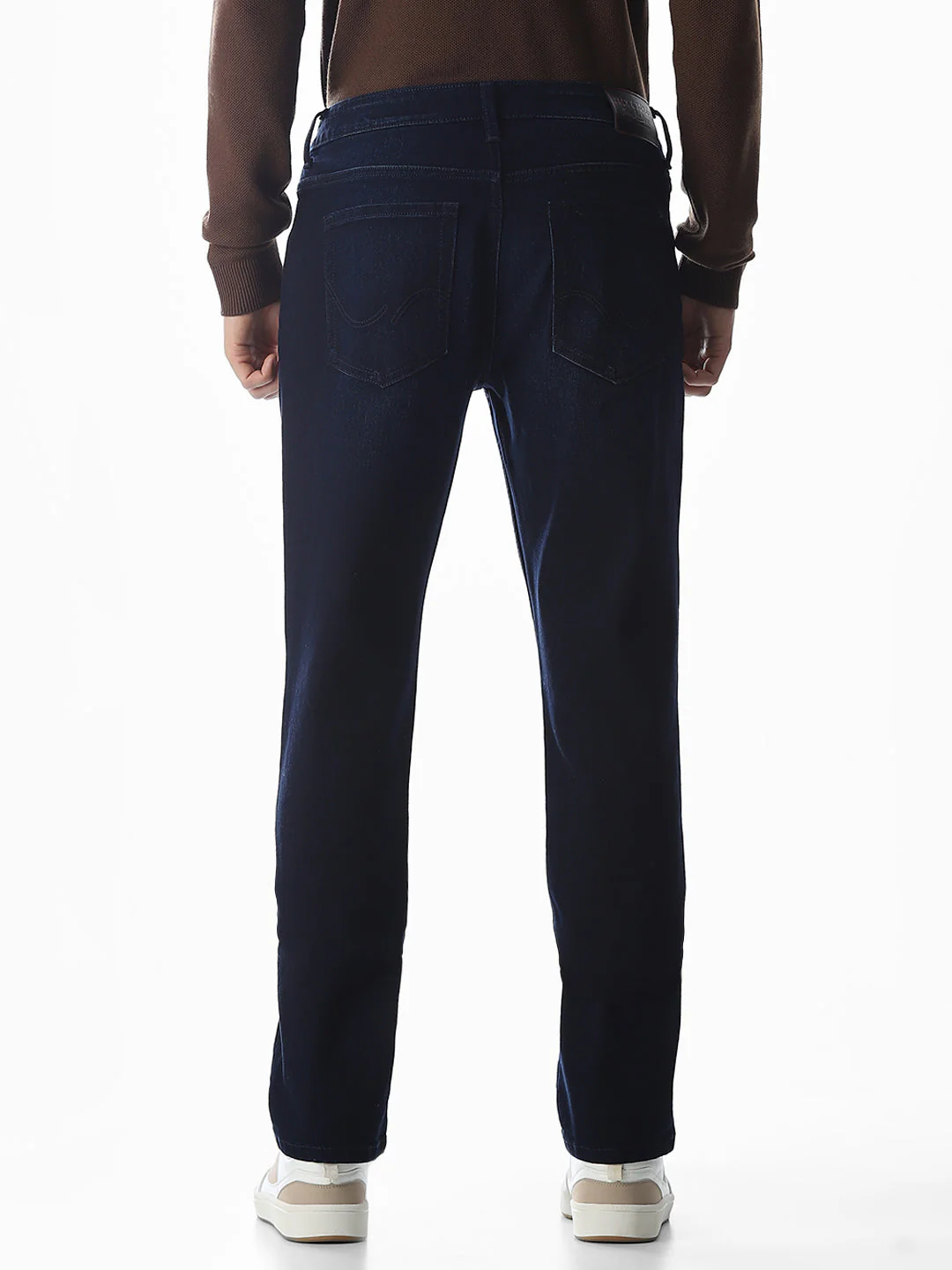 Dark Blue Low Rise Tim Anti Fit Jeans - Image 9