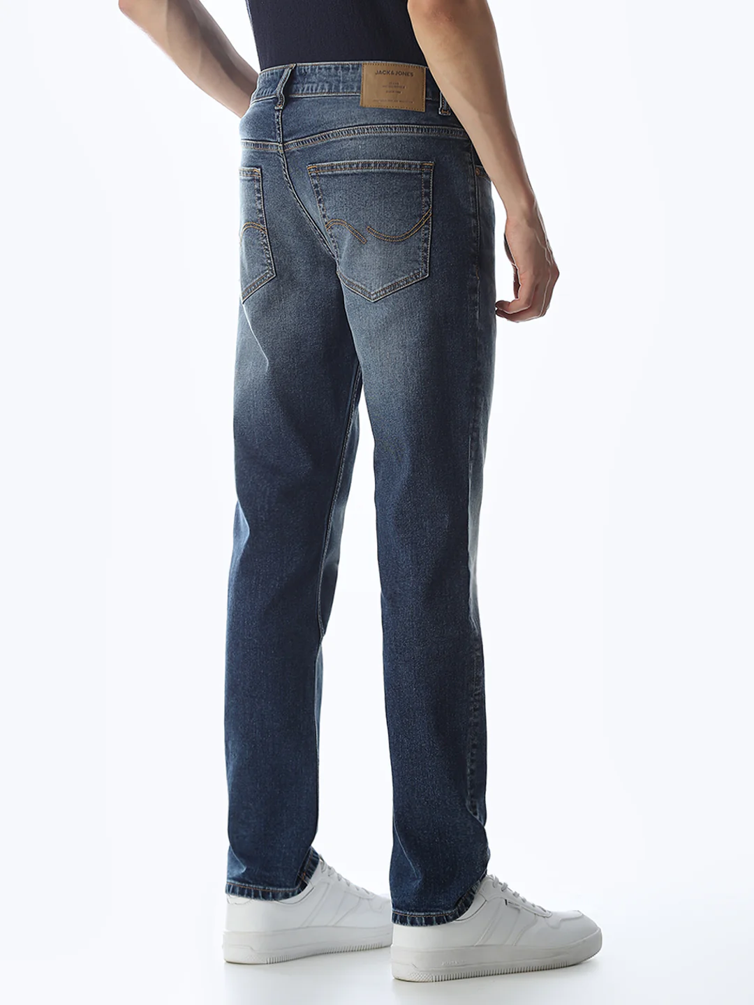 Blue Low Rise Ben Skinny Fit Jeans - Image 3