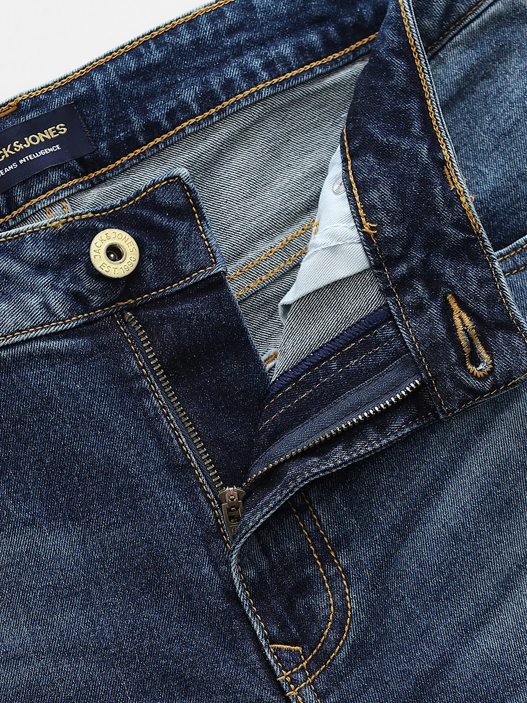 Blue Low Rise Ben Skinny Fit Jeans - Image 5