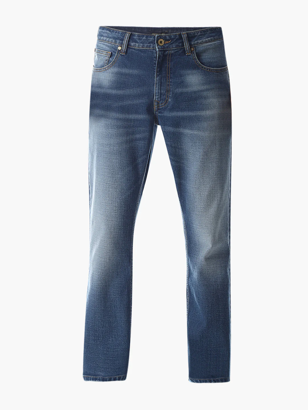 Blue Washed Clark Regular Fit Jeans - Image 7