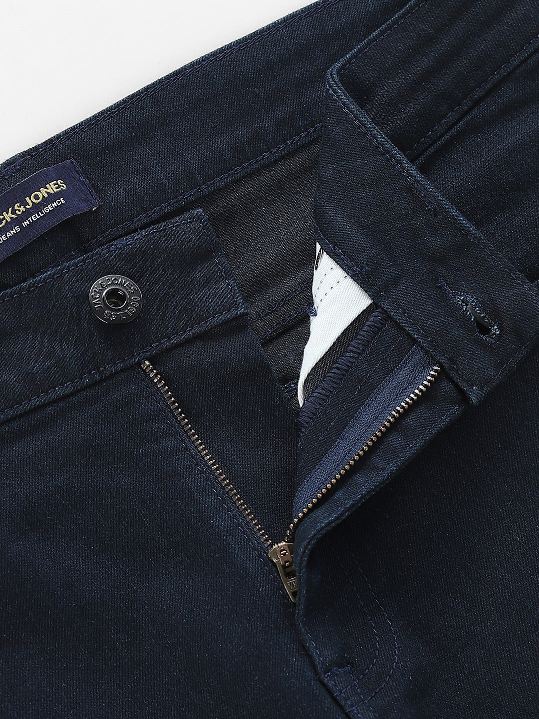 Dark Blue Selvedge Slim Fit Jeans - Image 5