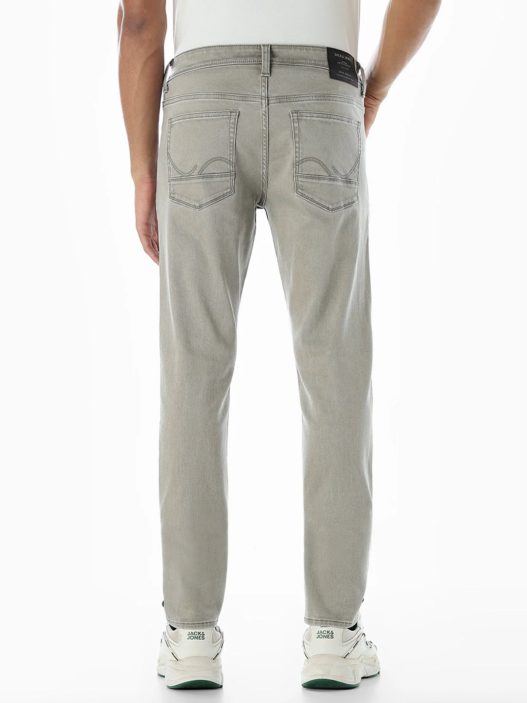 Glenn Grey Slim Fit Jeans - Image 3