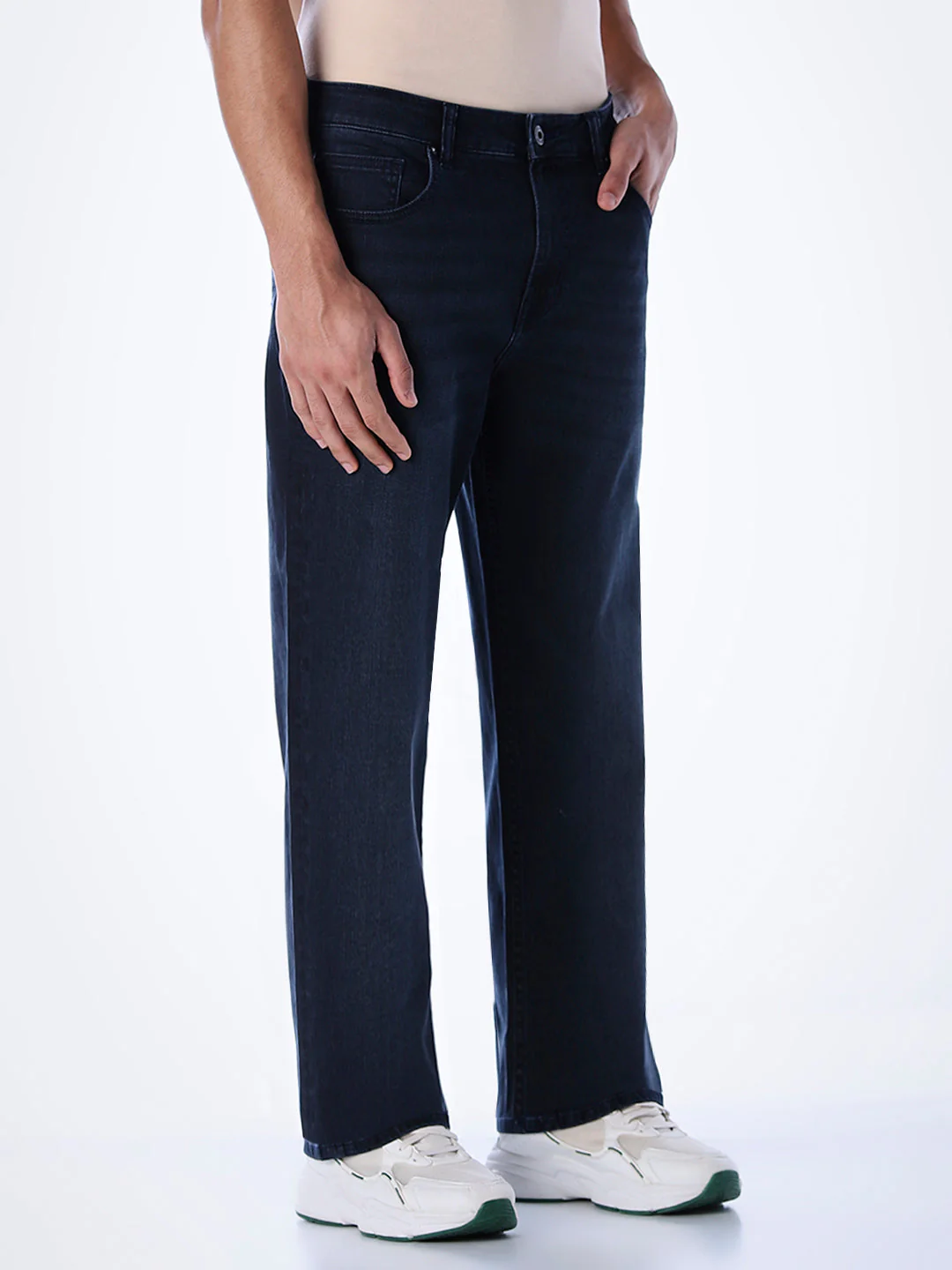 Dark Blue Cliff Bootcut Jeans - Image 2