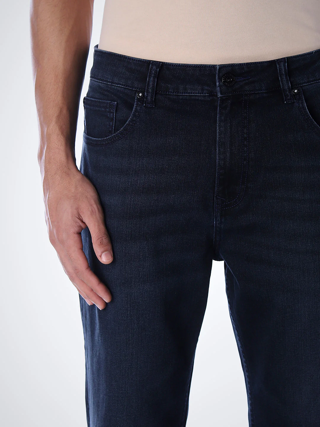 Dark Blue Cliff Bootcut Jeans - Image 4