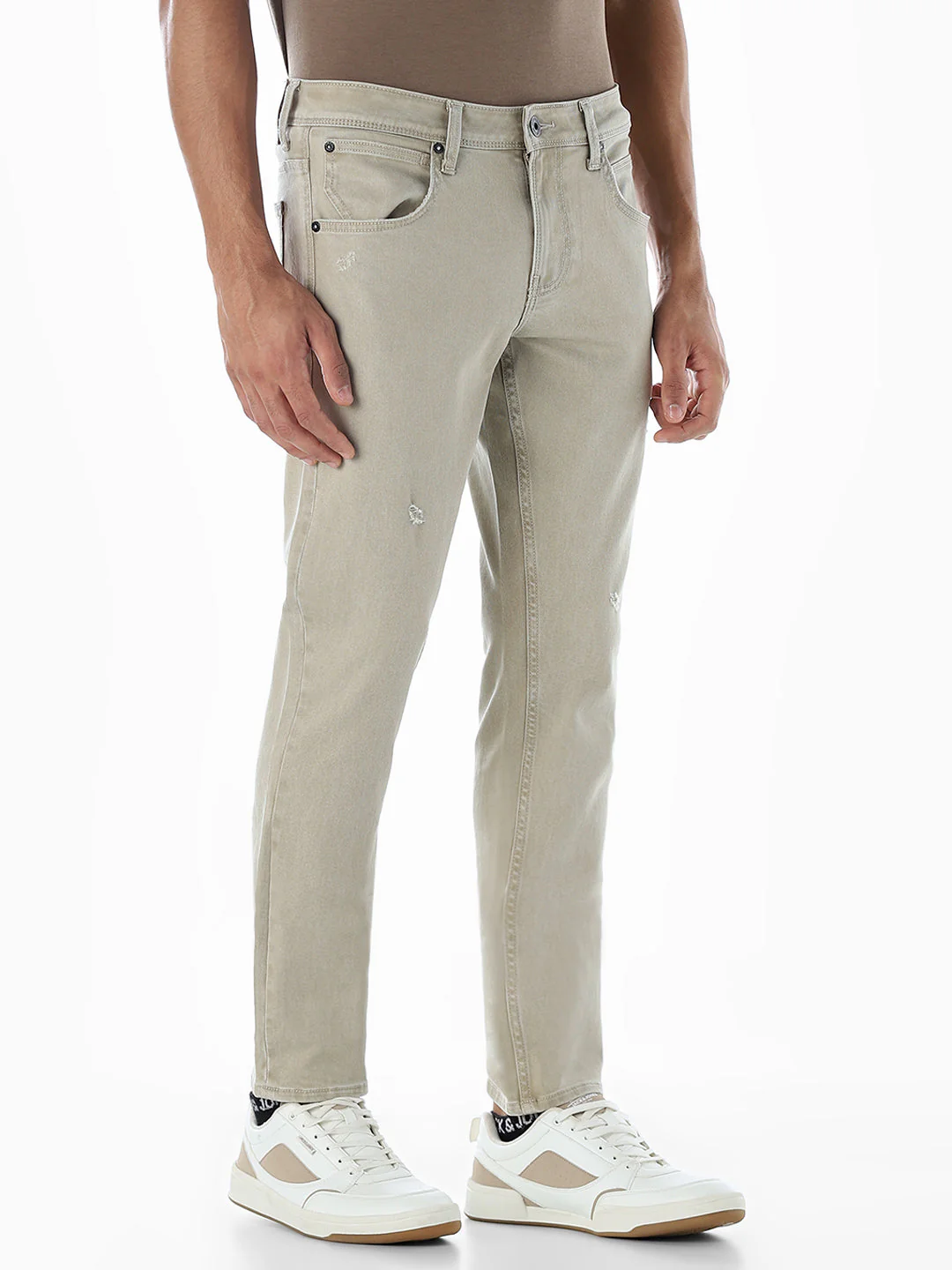 Glenn Slim Fit Jeans - Brown - Image 2