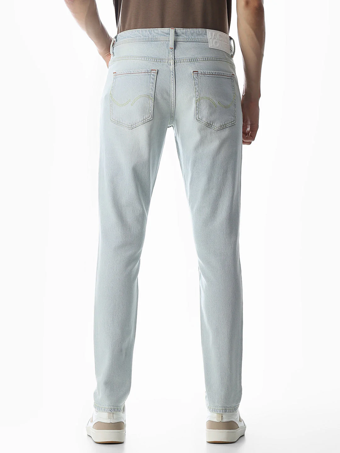 Light Blue Low Rise Glenn Slim Fit Jeans - Image 3