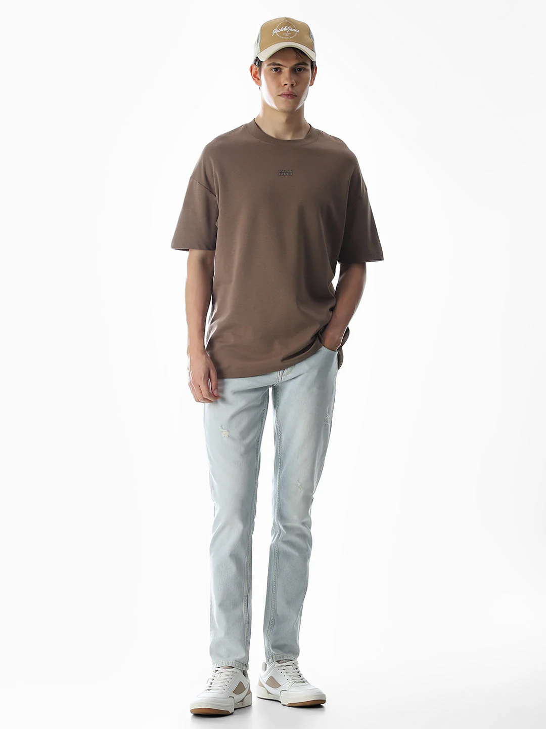 Light Blue Low Rise Glenn Slim Fit Jeans - Image 6