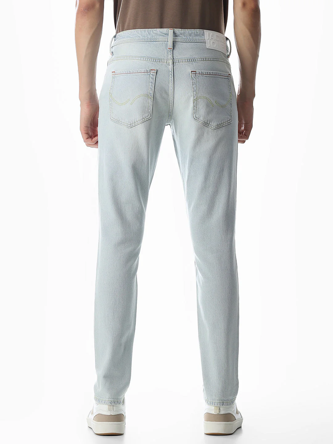 Light Blue Low Rise Glenn Slim Fit Jeans - Image 9