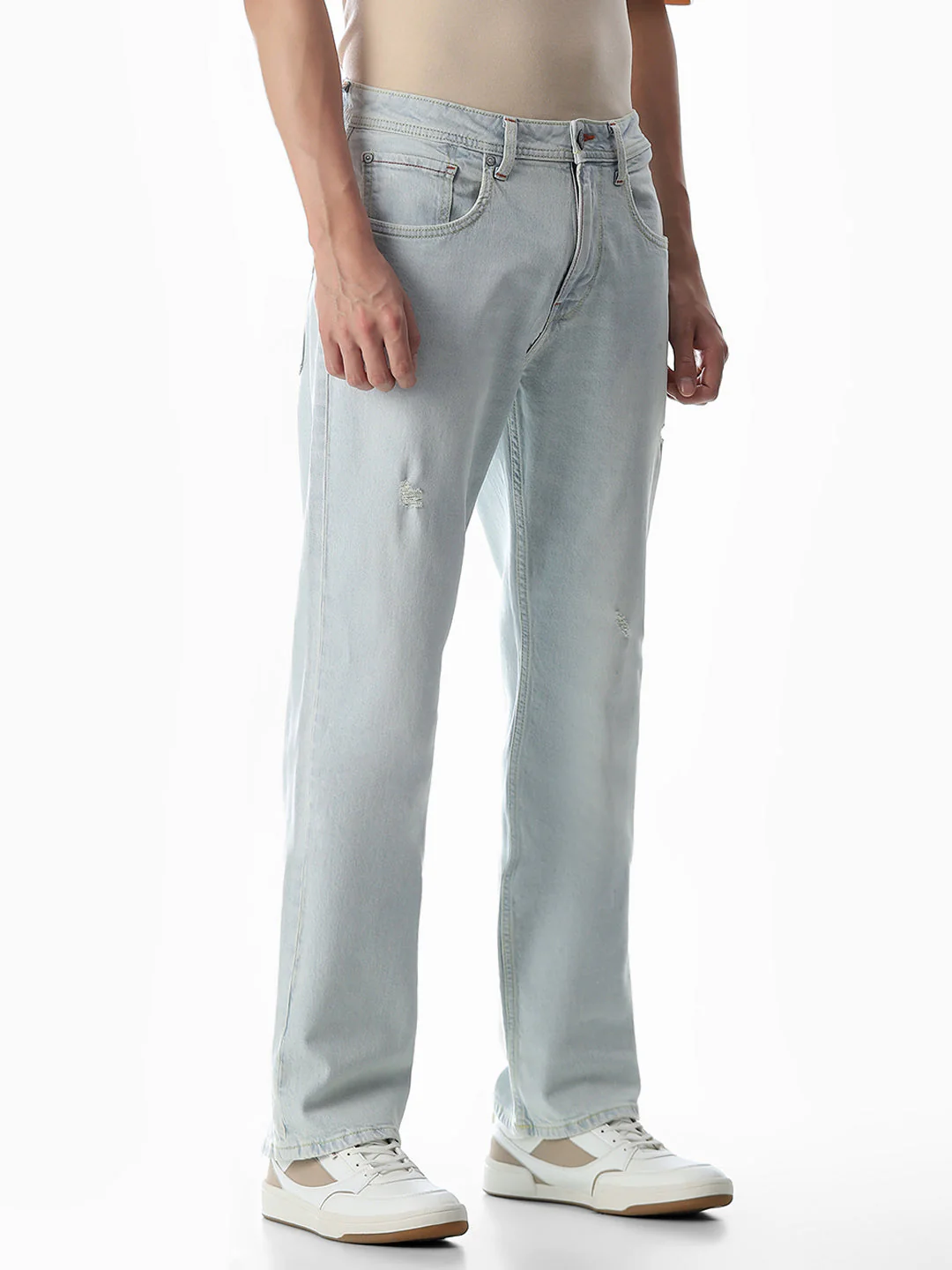 Light Blue High Rise Cliff Bootcut Jeans - Image 2