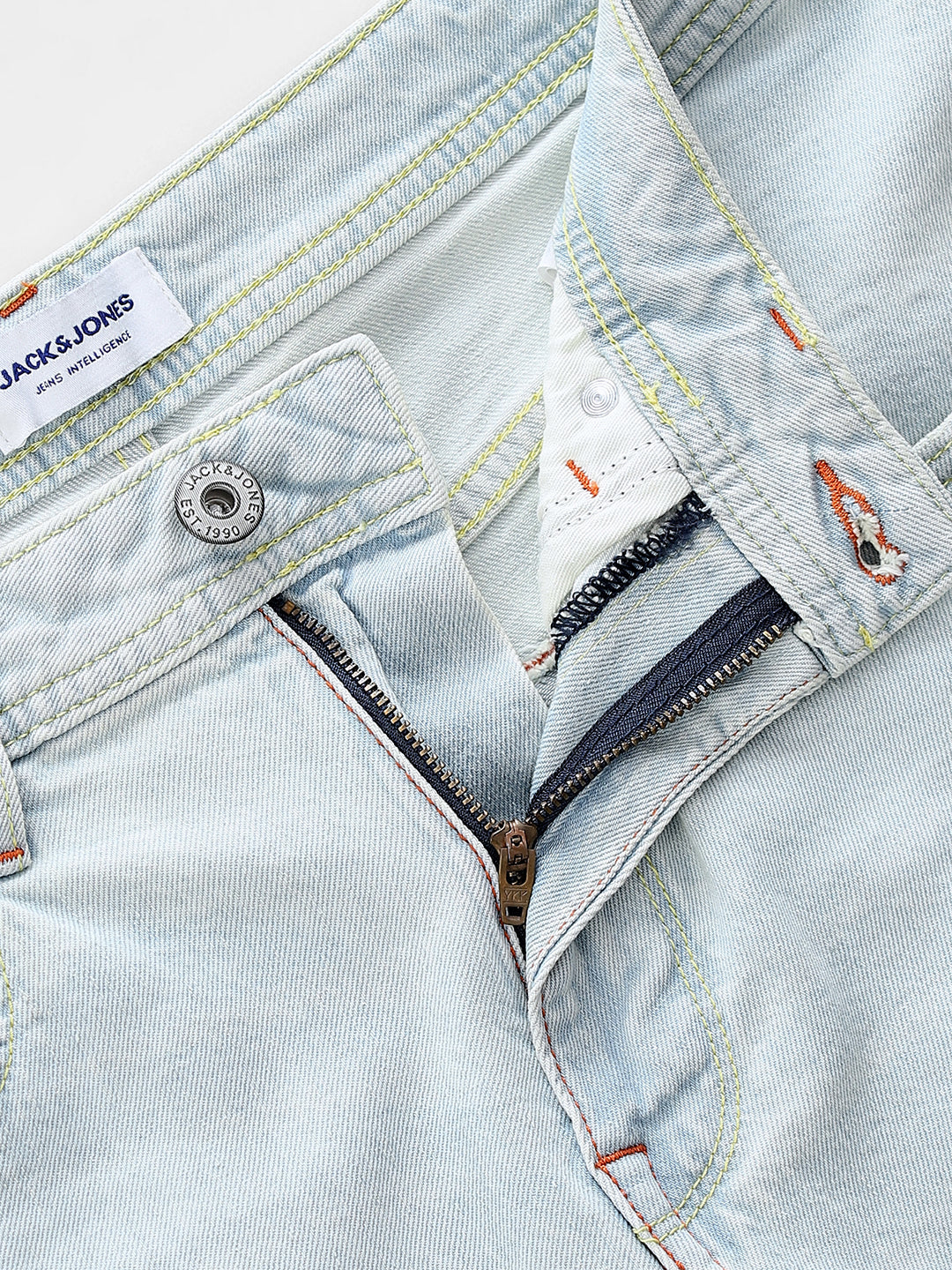 Light Blue High Rise Cliff Bootcut Jeans - Image 5