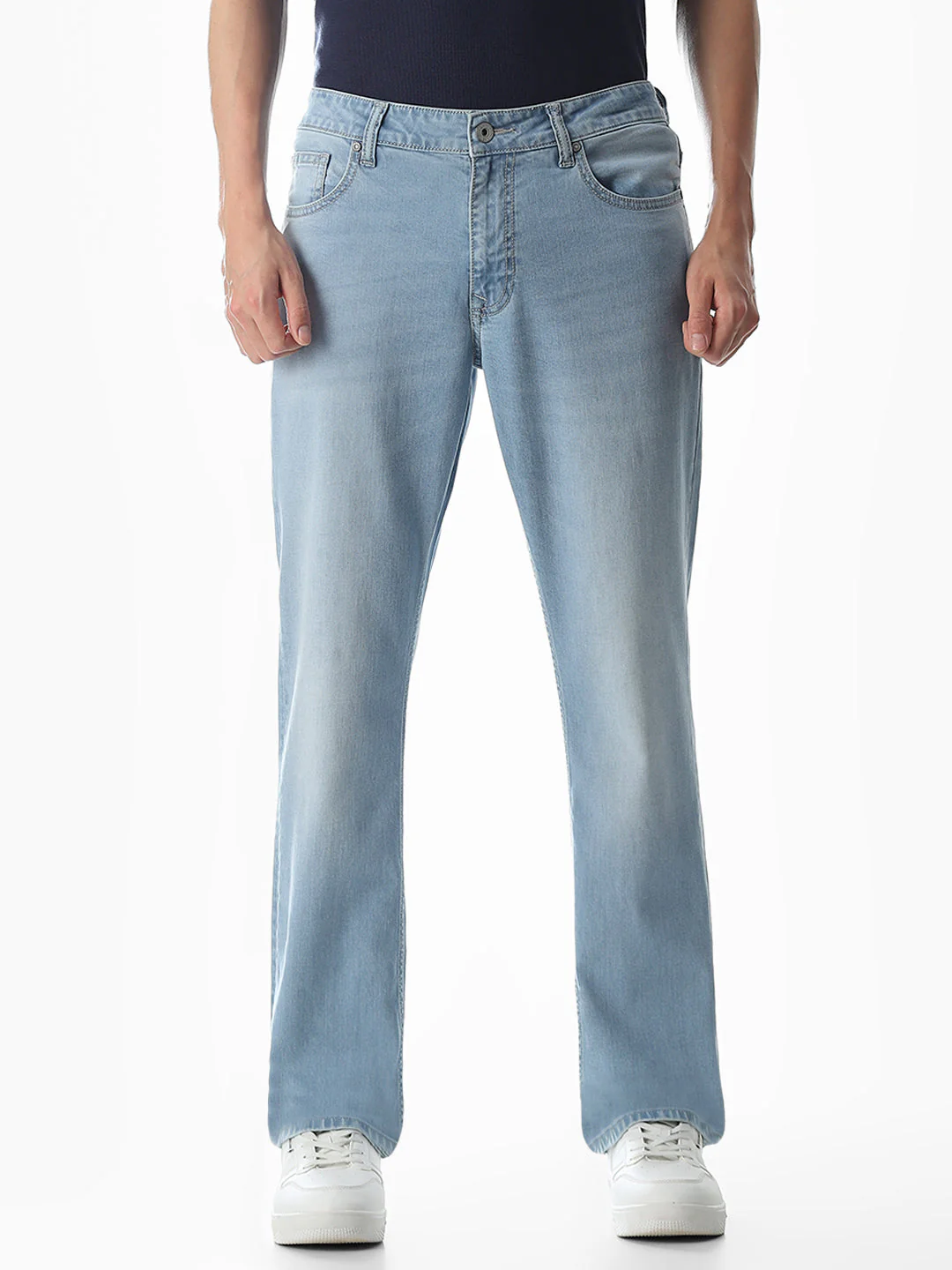 Light Blue Clark Regular Fit Jeans - Image 8