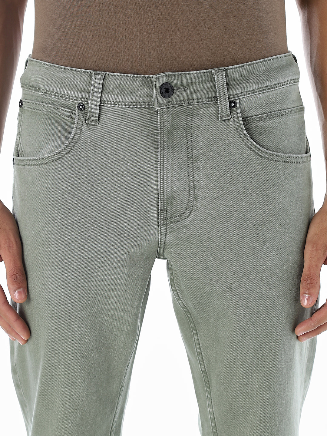 Clark Regular Fit Jeans - Green - Image 4