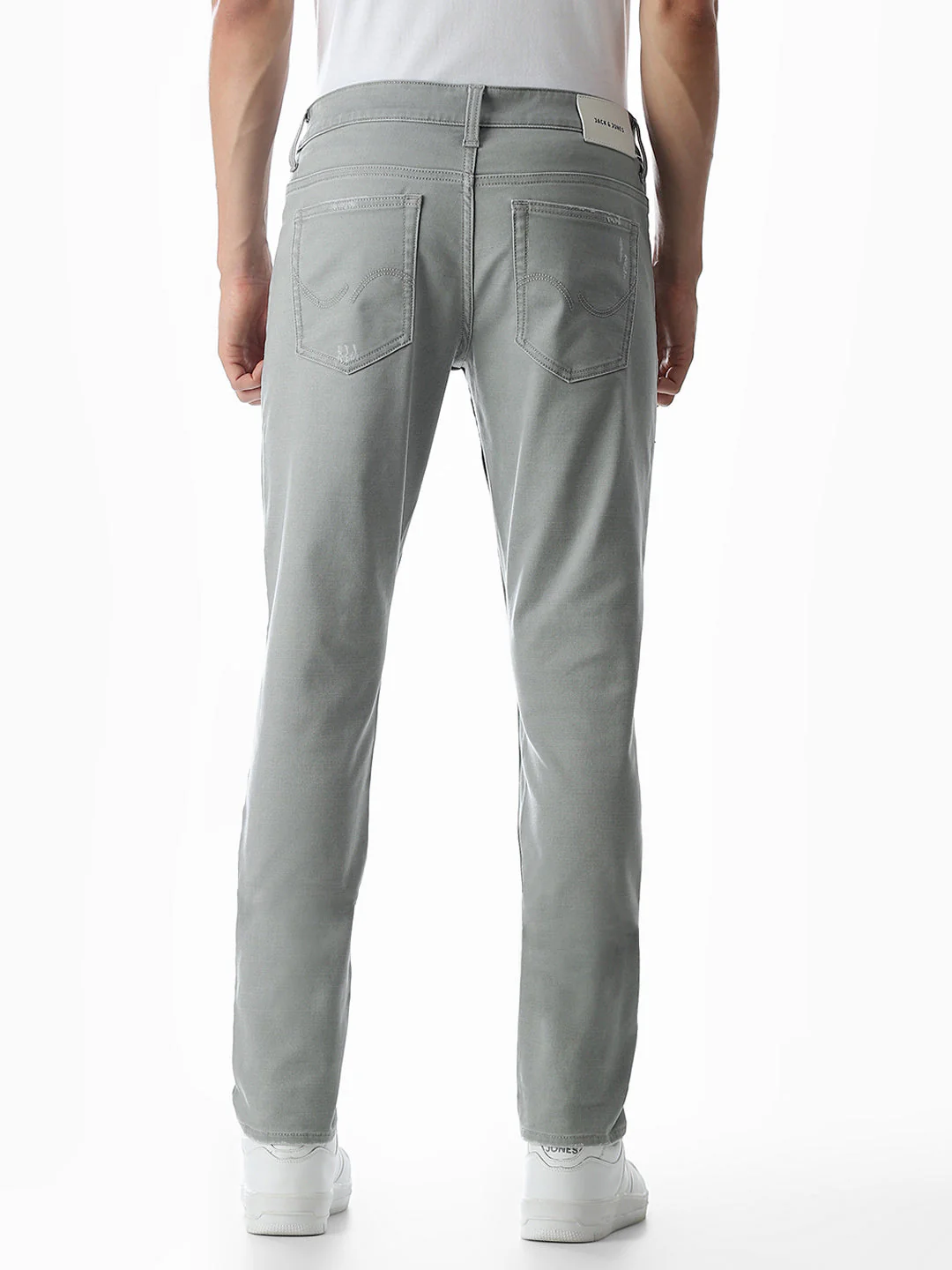 Green Distressed Glenn Slim Fit Jeans - Image 9