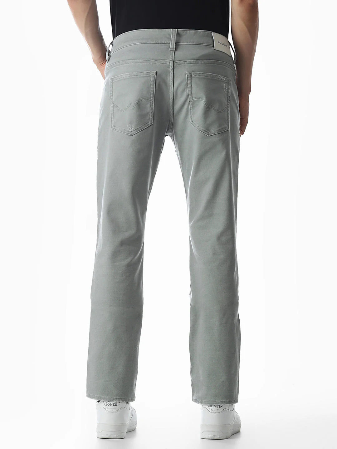 Green Distressed Clark Regular Fit Jeans - Image 3