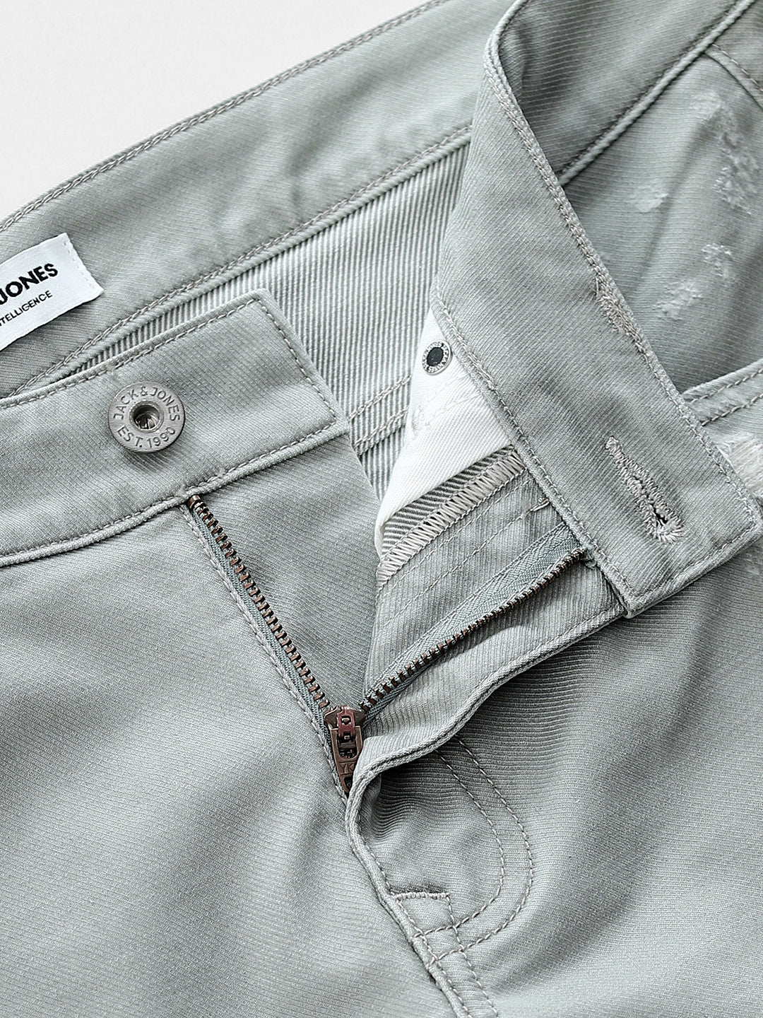 Green Distressed Clark Regular Fit Jeans - Image 5