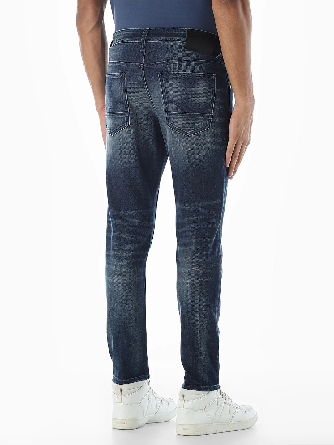 Brak Knitted Slim Fit Jeans - Dark Blue - Image 3