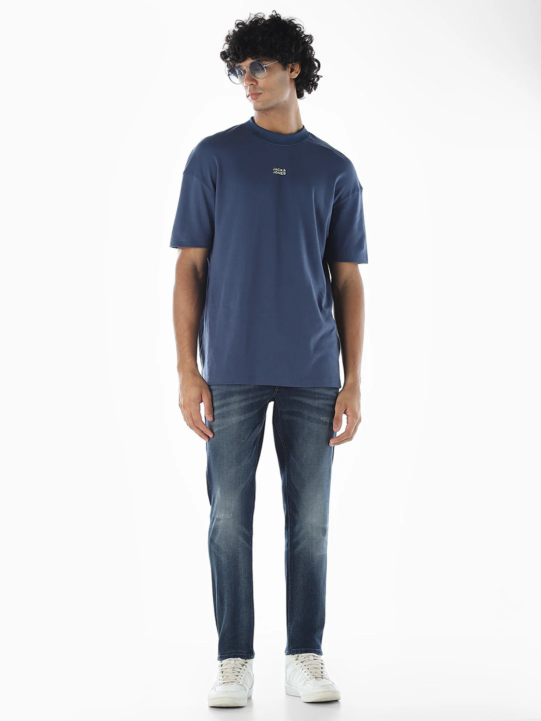 Brak Knitted Slim Fit Jeans - Dark Blue - Image 6