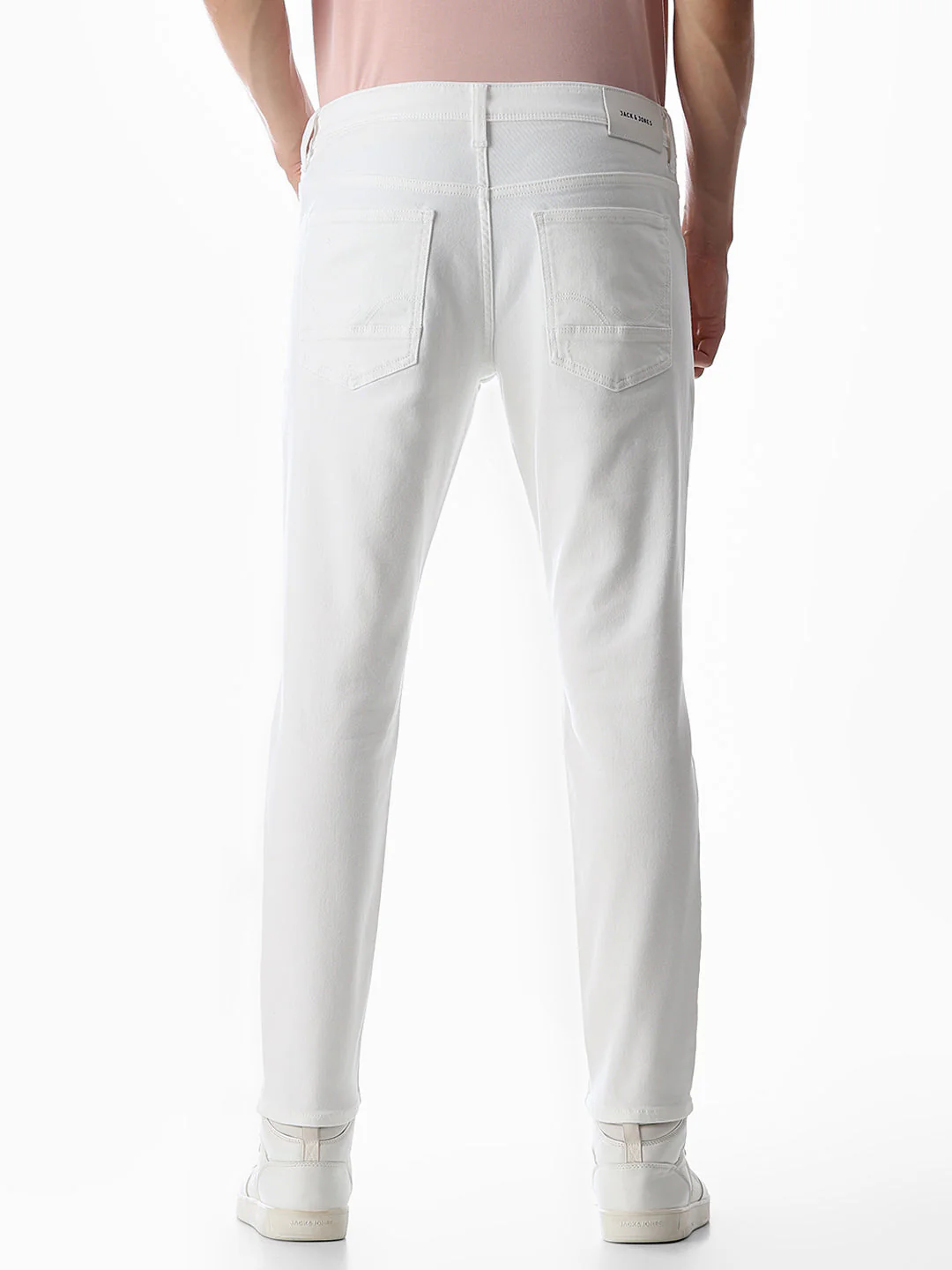 Distressed Cropped Brak Slim Fit Jeans - Image 3