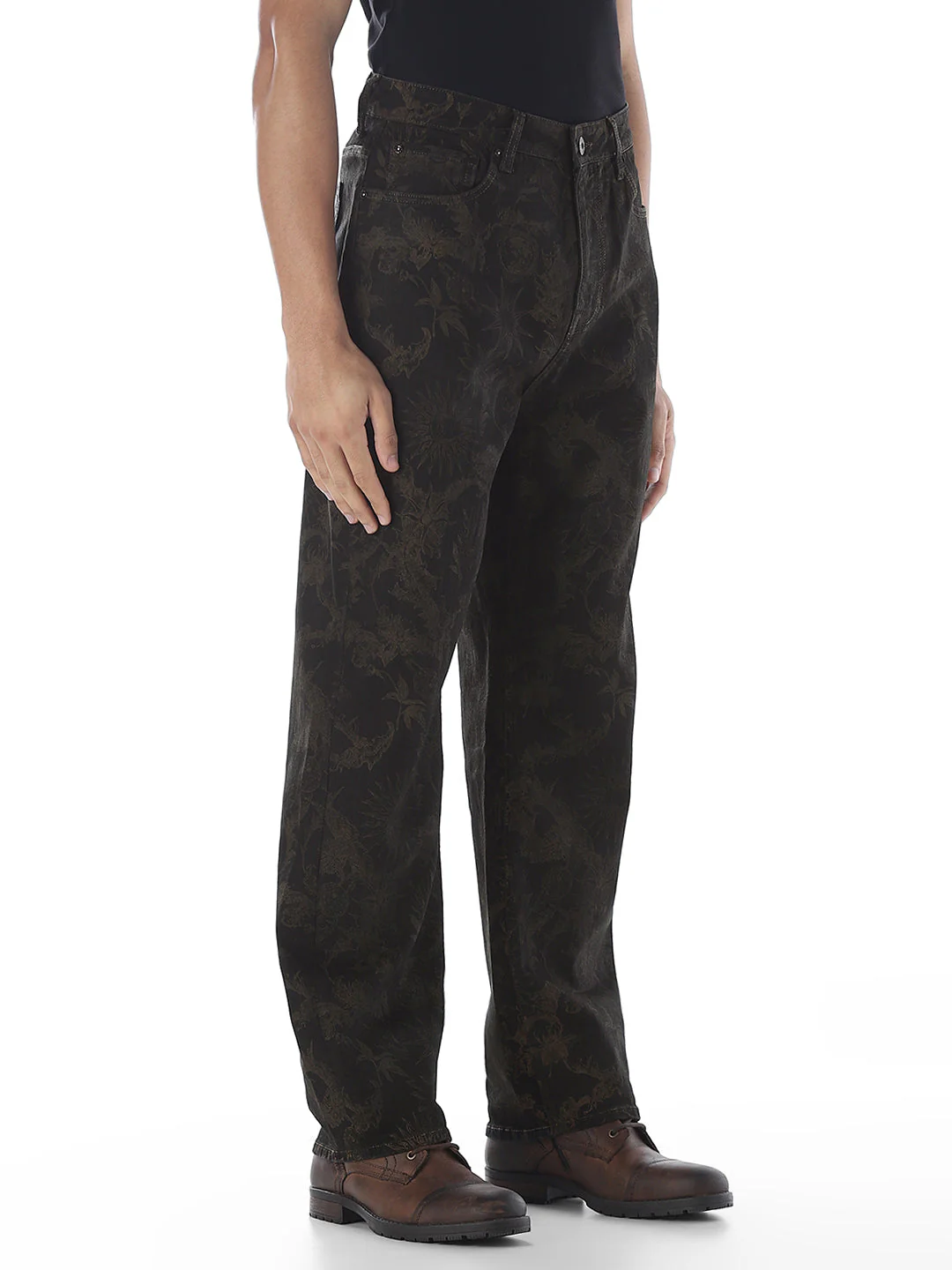 Printed Dario Loose Fit Jeans - Image 2