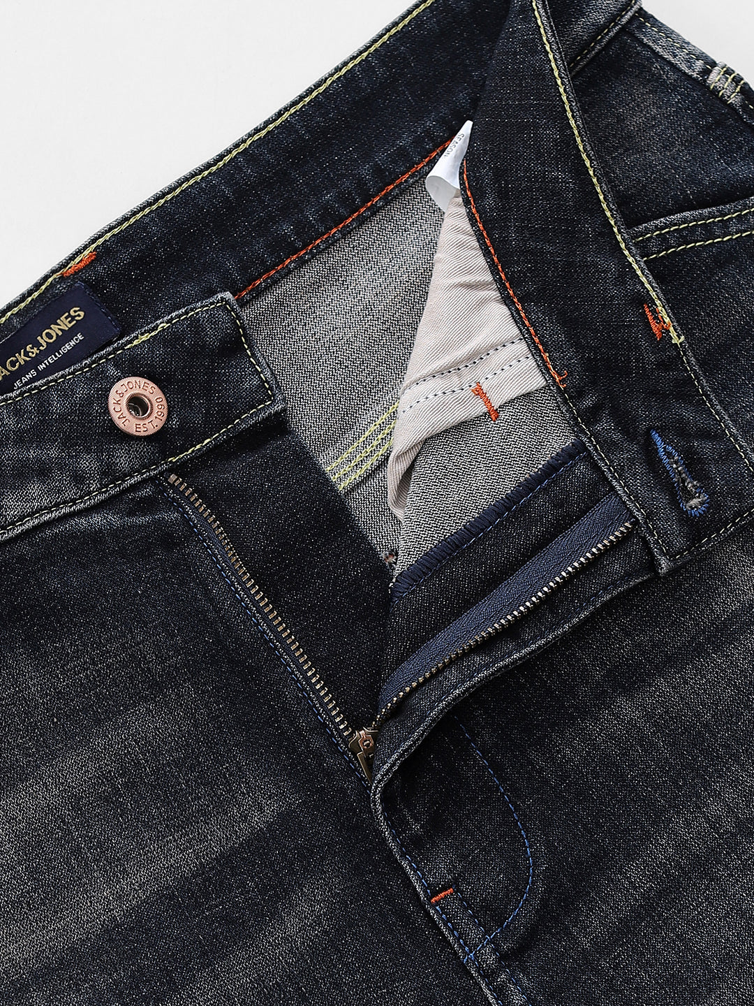 Dark Blue High Rise Dario Loose Fit Jeans - Image 5