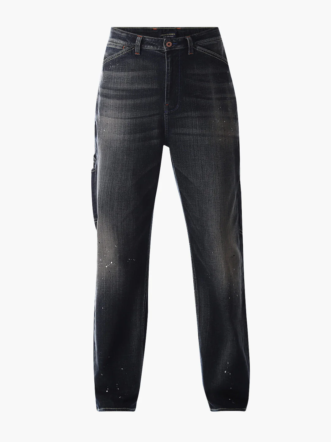 Dark Blue High Rise Dario Loose Fit Jeans - Image 8