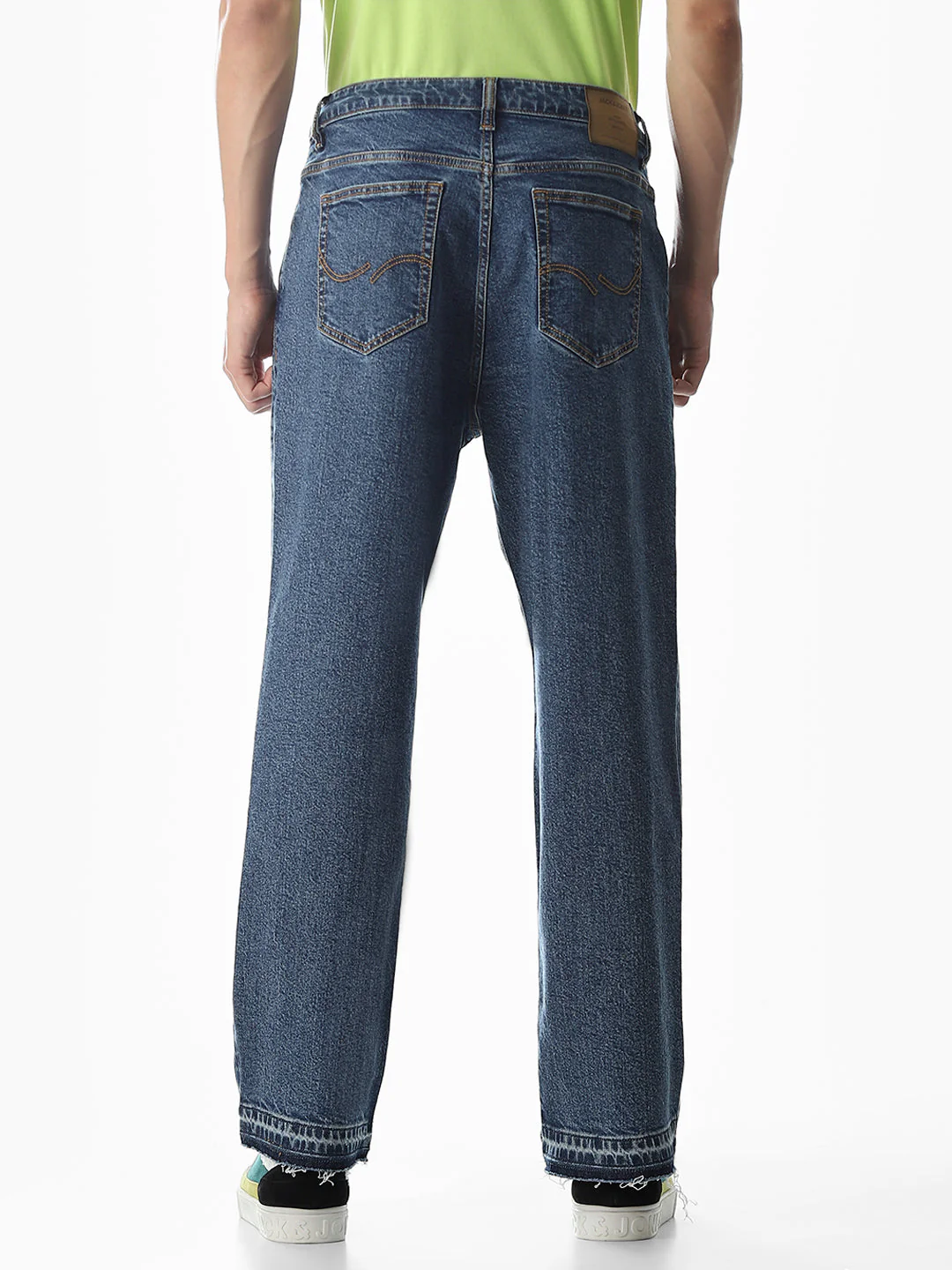 Dark Blue High Rise Dario Loose Fit Jeans - Image 10
