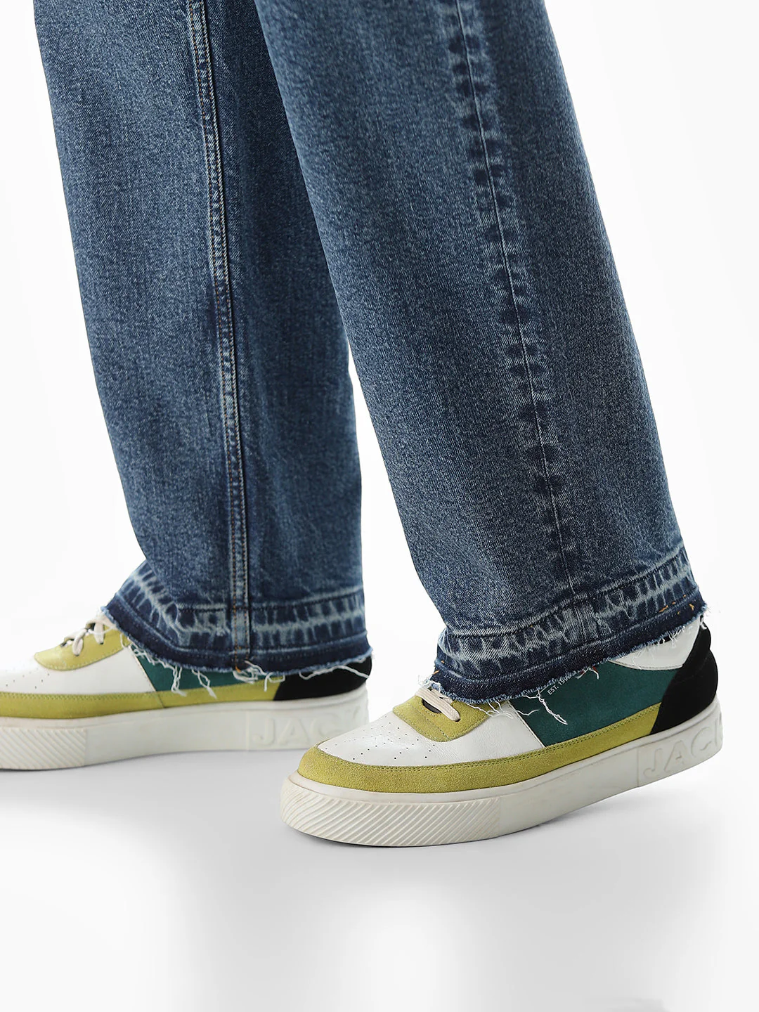 Dark Blue High Rise Dario Loose Fit Jeans - Image 5