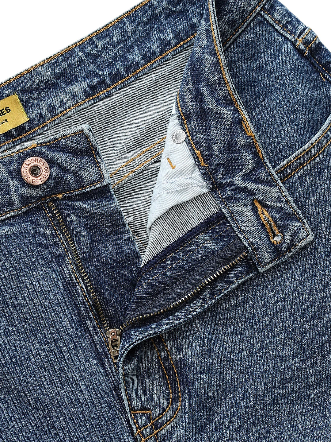 Dark Blue High Rise Dario Loose Fit Jeans - Image 6