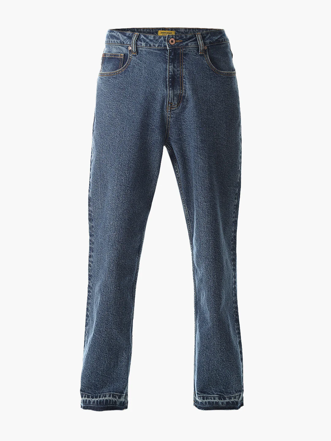 Dark Blue High Rise Dario Loose Fit Jeans - Image 8