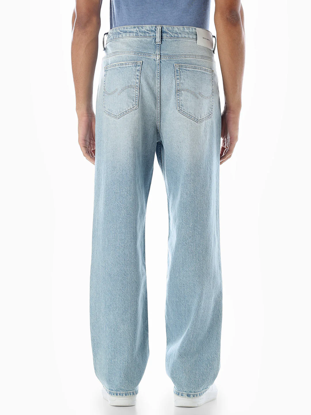 Typographic Print Dario Loose Fit Jeans - Image 3
