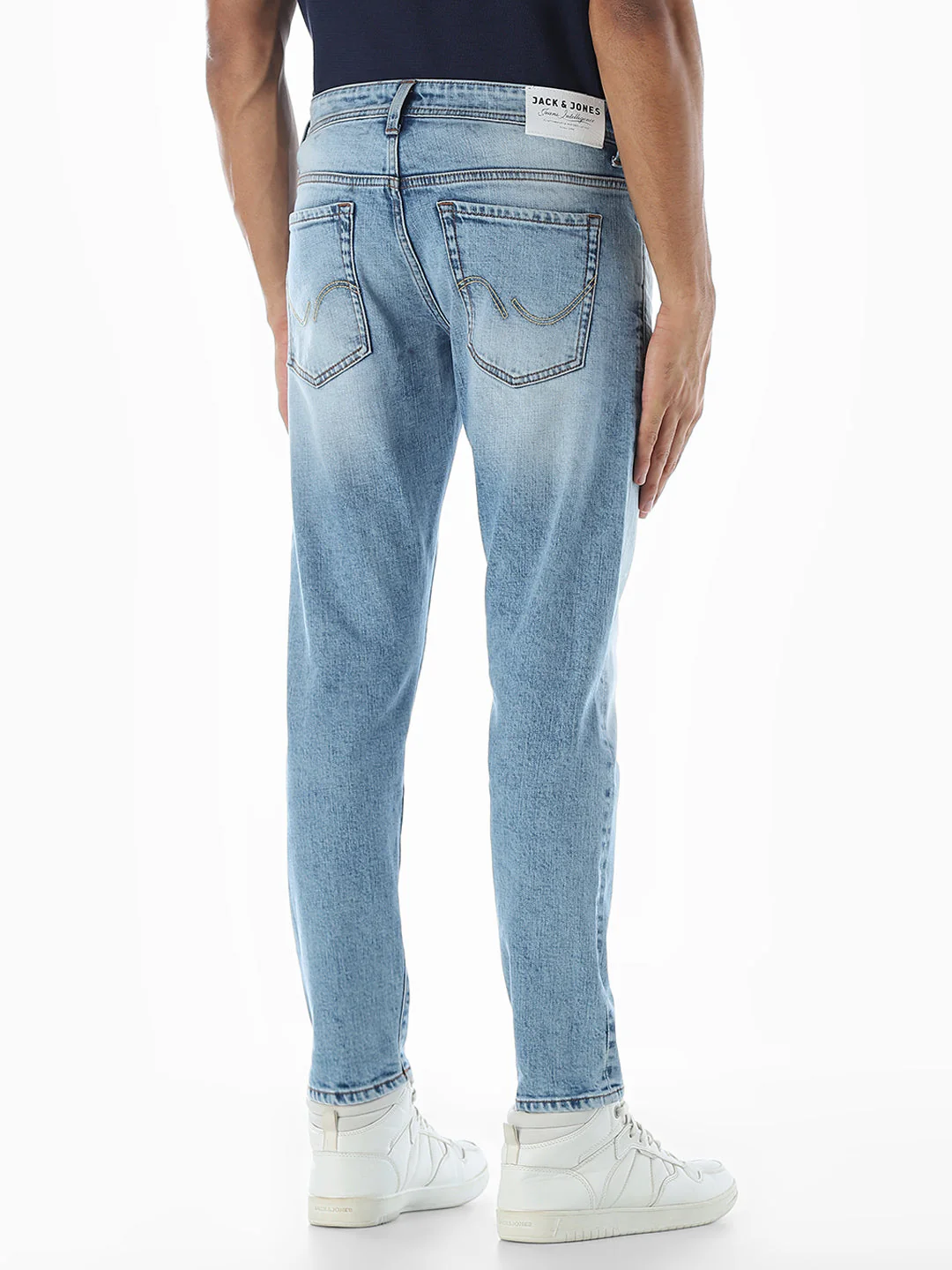 Brak Slim Fit Selvedge Jeans - Light Blue - Image 3