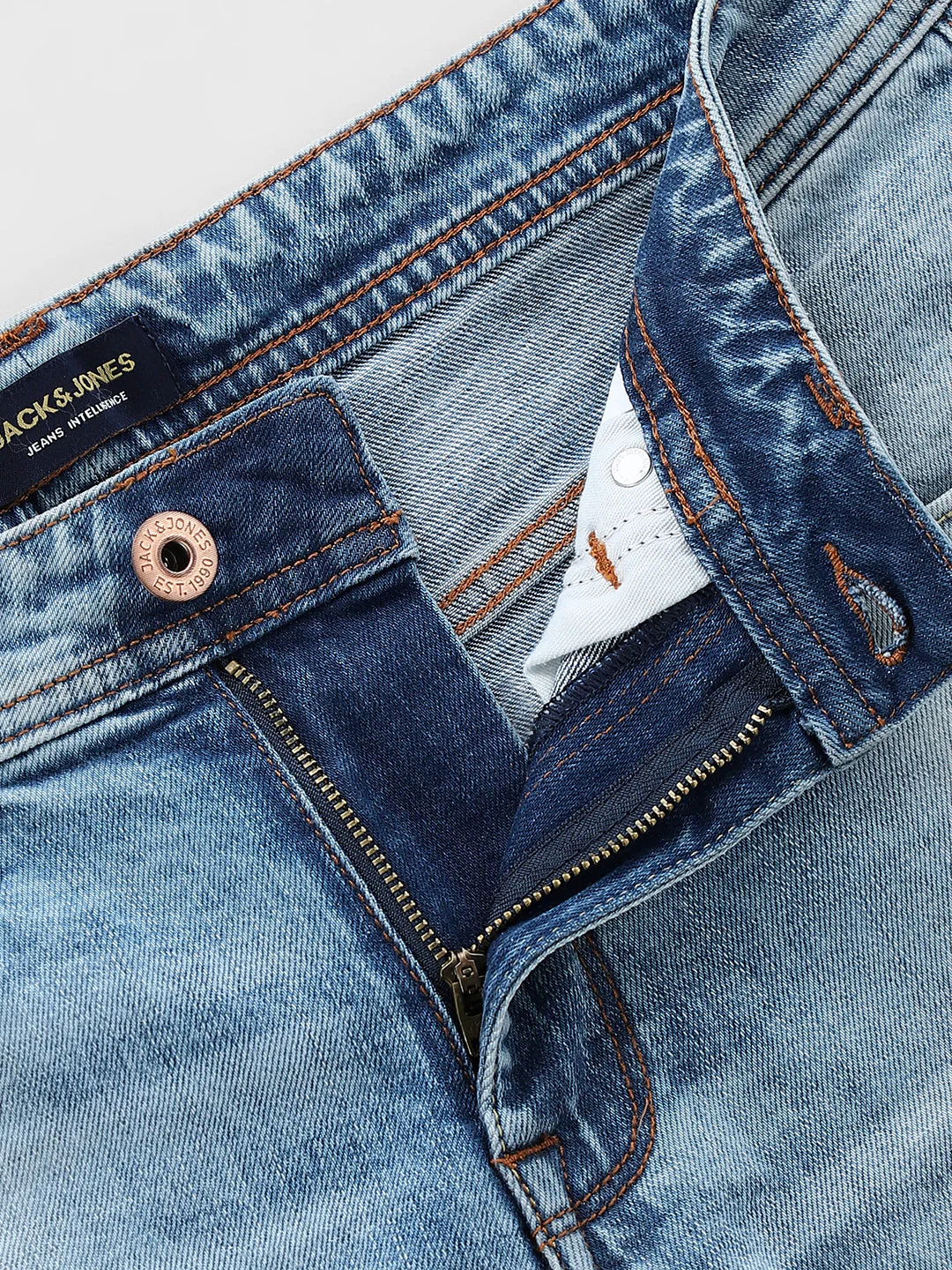 Brak Slim Fit Selvedge Jeans - Light Blue - Image 6