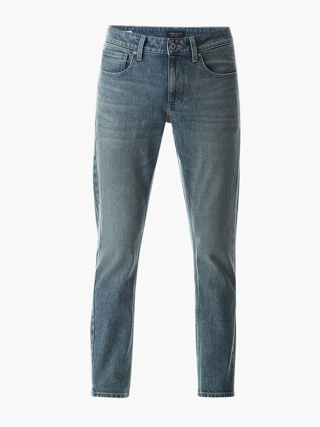 Blue Cropped Brak Slim Fit Jeans - Image 7