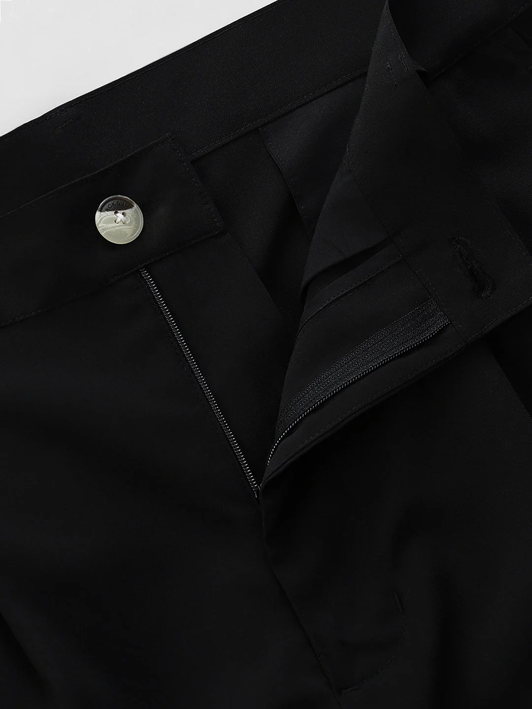 High Rise Loose Fit Pants - Black - Image 5