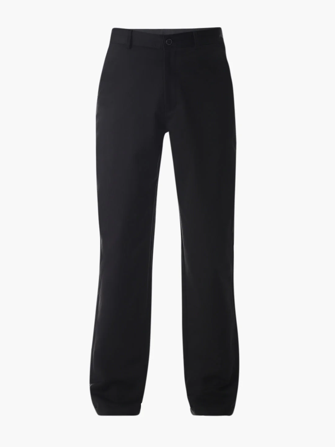 Black High Rise Regular Fit Pants - Image 7