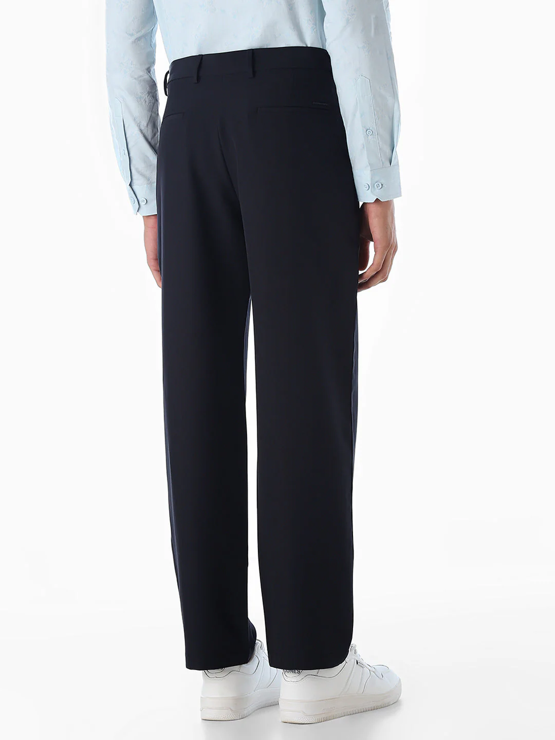 Regular Fit Seoul Pleated Pants - navy - Image 3