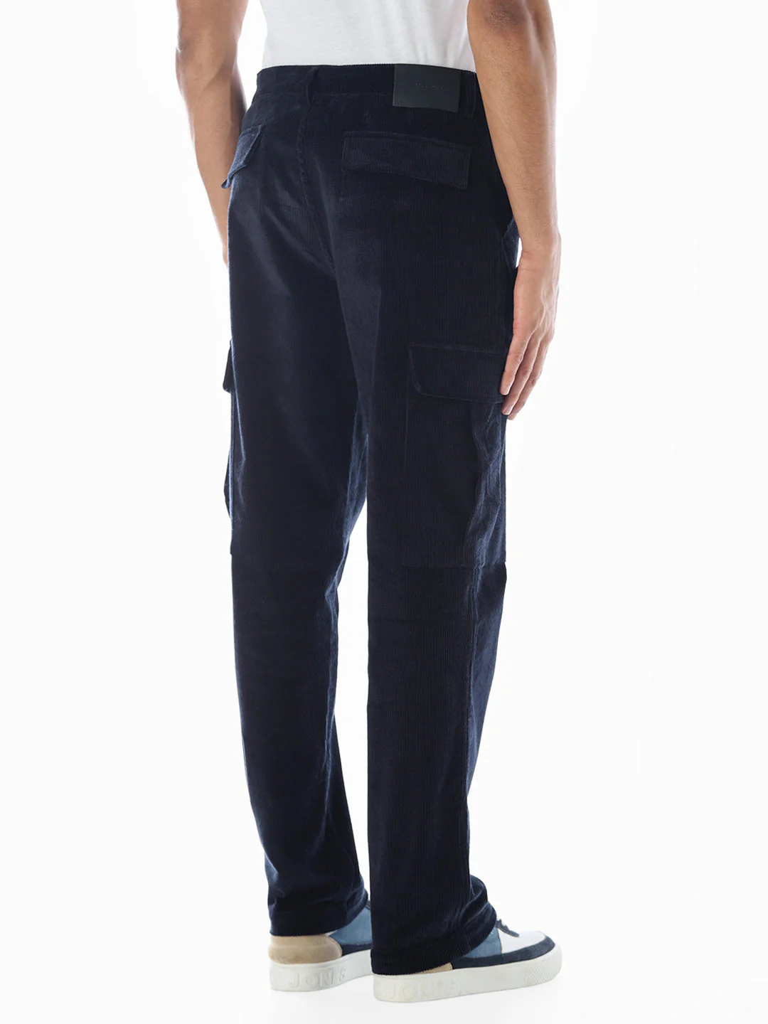 Navy Blue Corduroy Cargos - Image 3