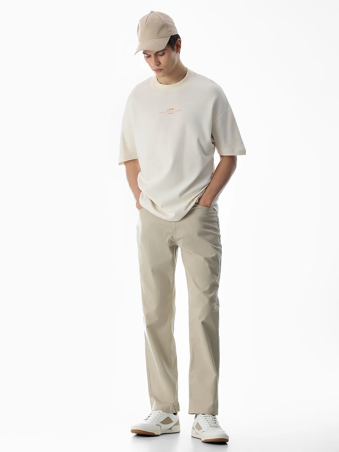 Beige 5 Pocket Chinos - Image 6
