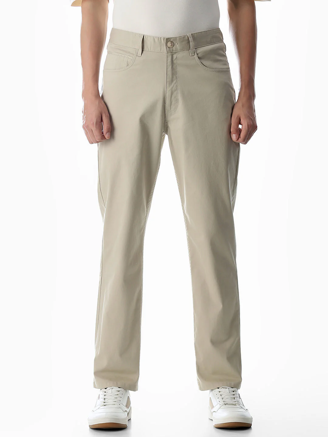 Beige 5 Pocket Chinos - Image 8