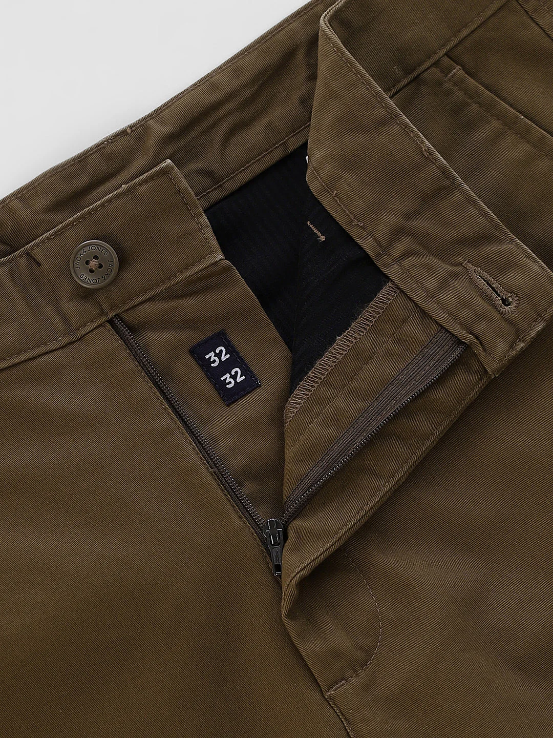Dull Gold Mid Rise Casual Pants - Image 5