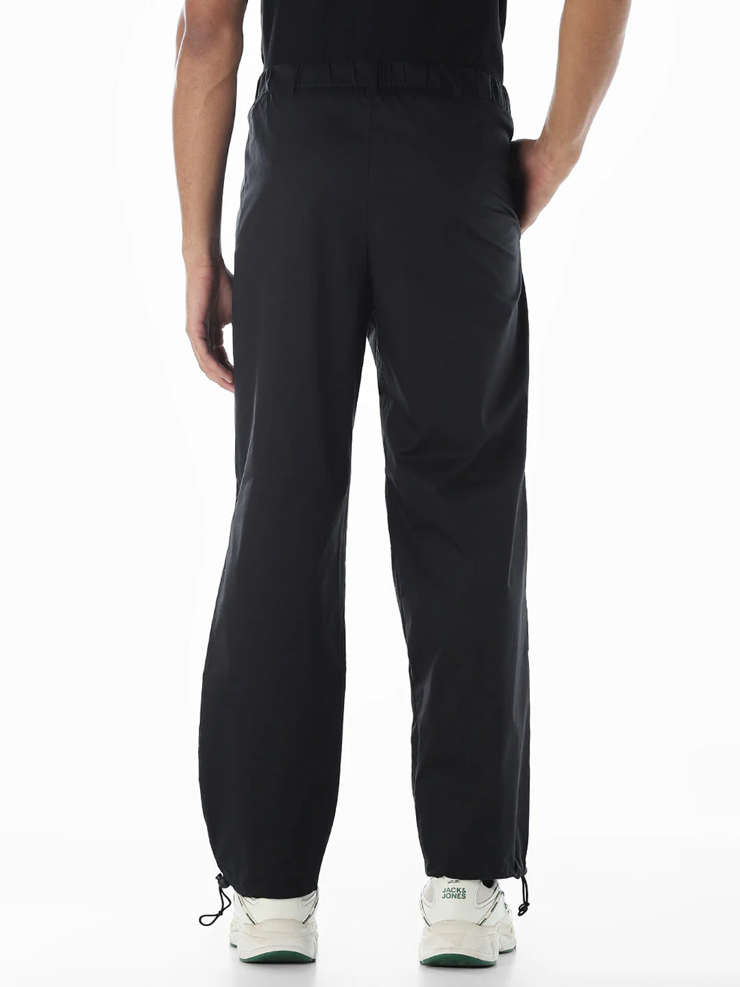 Black Relaxed Fit Pants - Image 3