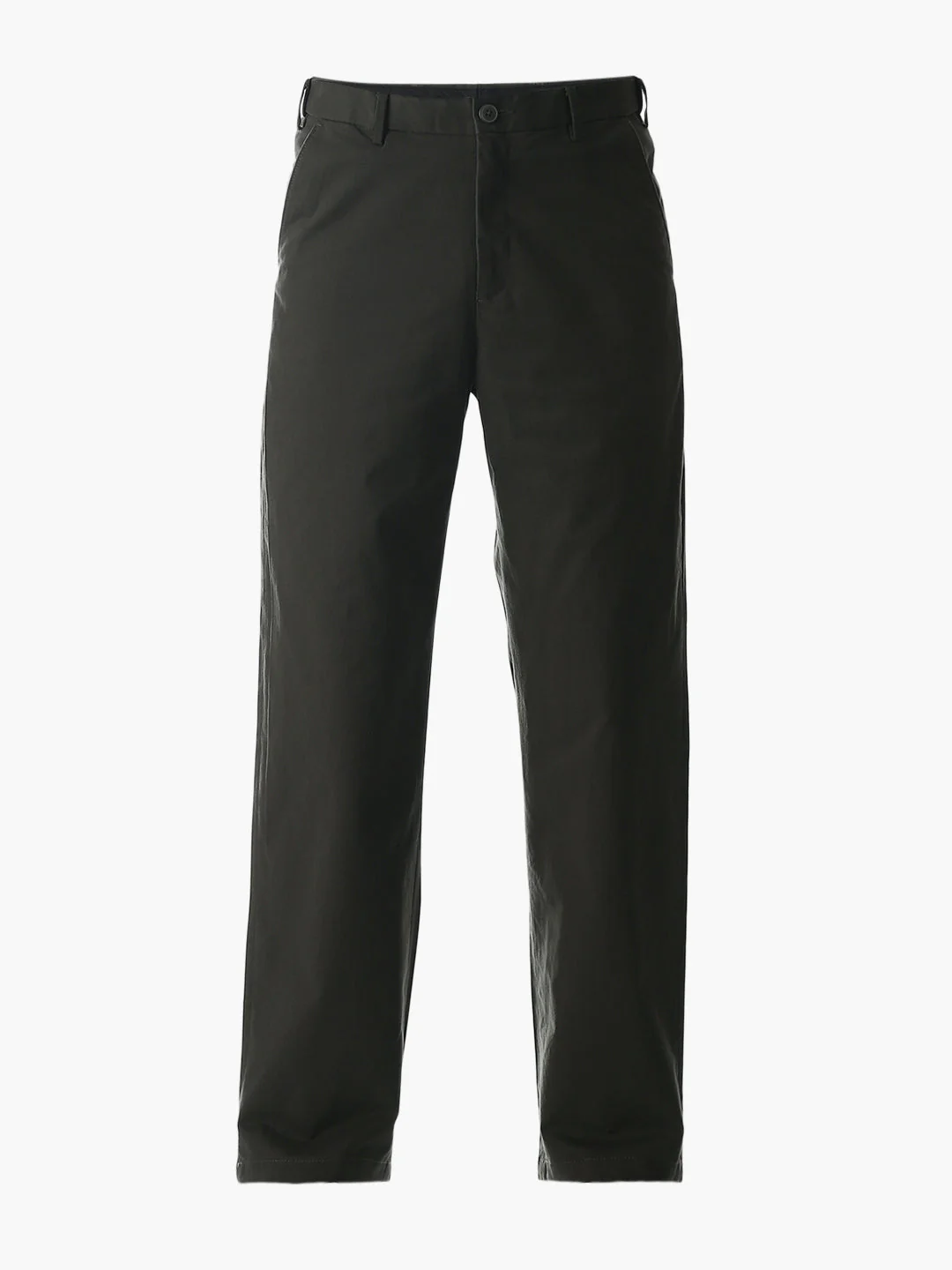 Olive Mid Rise Cotton Stretch Pants - Image 7
