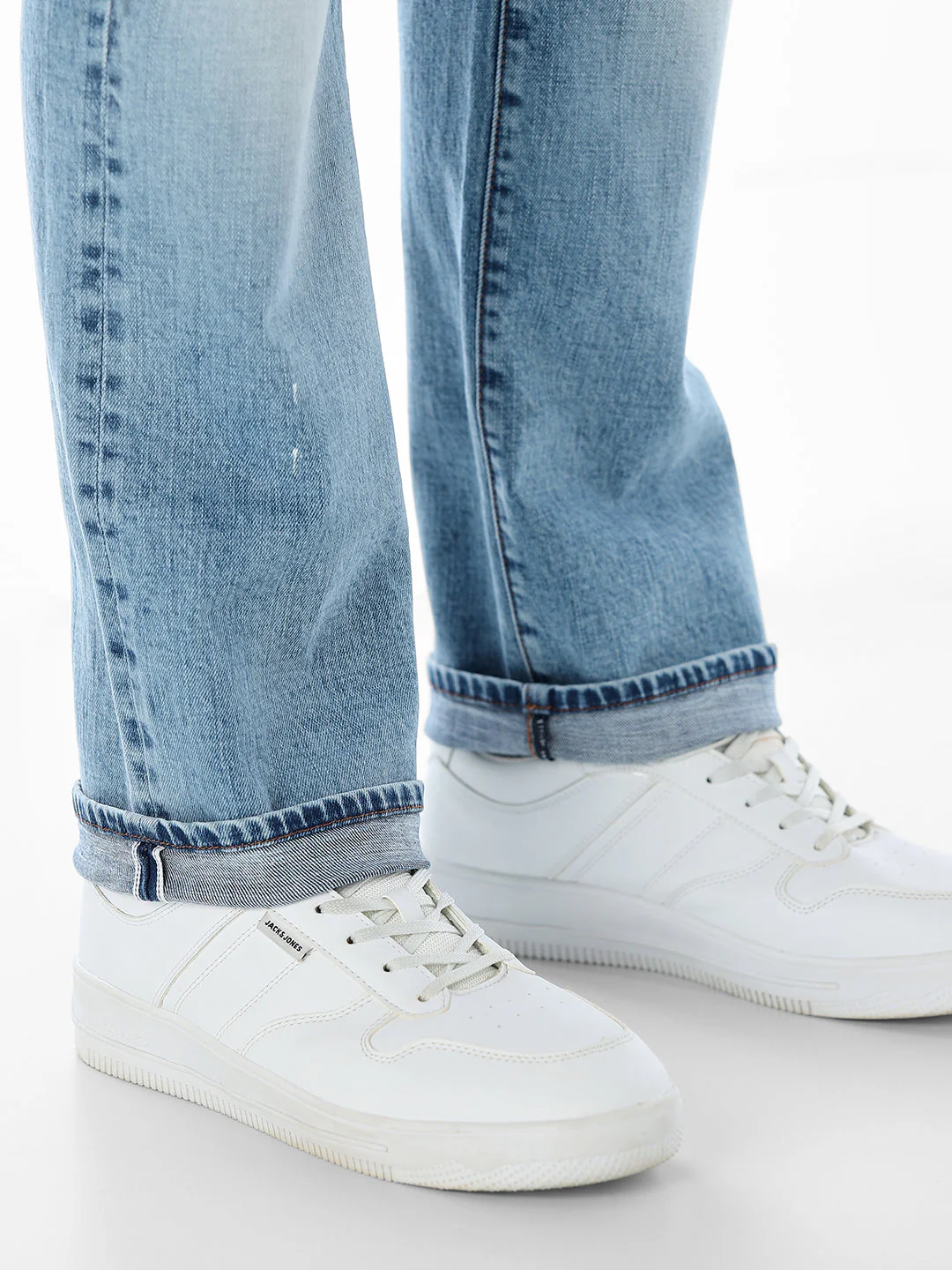 Clark Regular Fit Selvedge Jeans - Light Blue - Image 5
